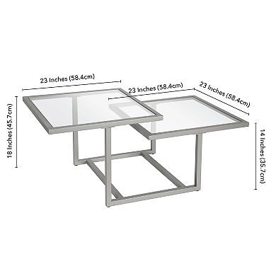 Finley & Sloane Amalie 43'' Wide Square Coffee Table