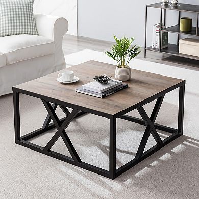 Finley & Sloane Jedrek Square Coffee Table