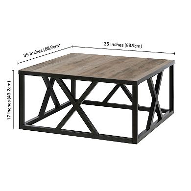 Finley & Sloane Jedrek Square Coffee Table