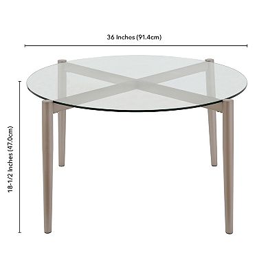 Finley & Sloane Kadmos Round Coffee Table