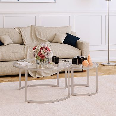 Finley & Sloane Mitera Round Coffee Table