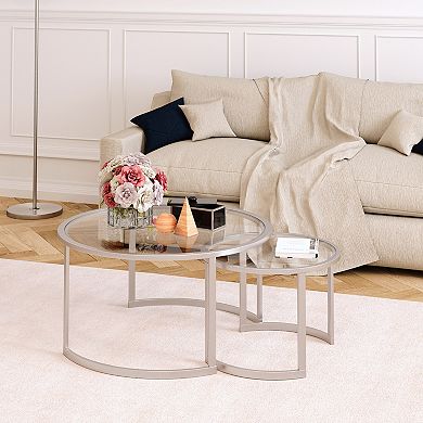 Finley & Sloane Mitera Round Coffee Table 