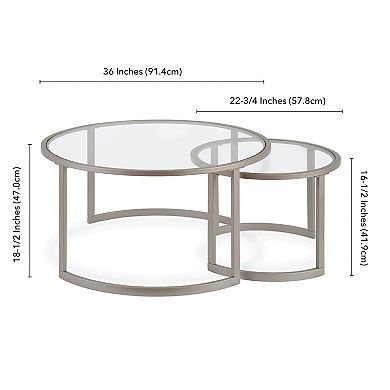 Finley & Sloane Mitera Round Coffee Table
