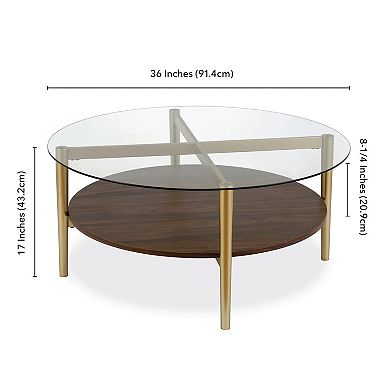 Finley & Sloane Otto Round Coffee Table