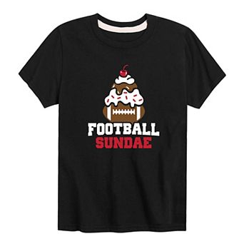 Boys 8-20 Football Sundae Ice Cream Graphic Tee