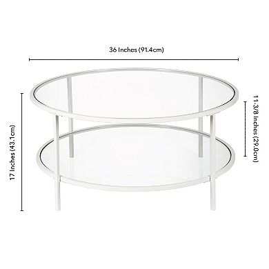 Finley & Sloane Sivil Round Coffee Table