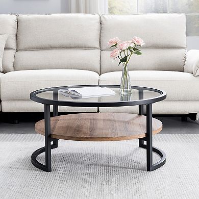 Finley & Sloane Winston Round Coffee Table