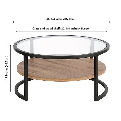 Finley & Sloane Winston Round Coffee Table