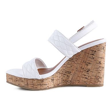 London Rag Mohana Women's Wedge Sandals