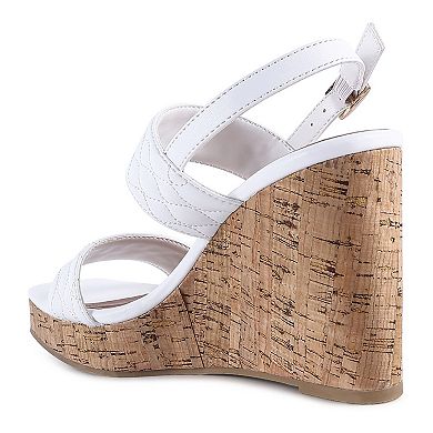London Rag Mohana Women's Wedge Sandals