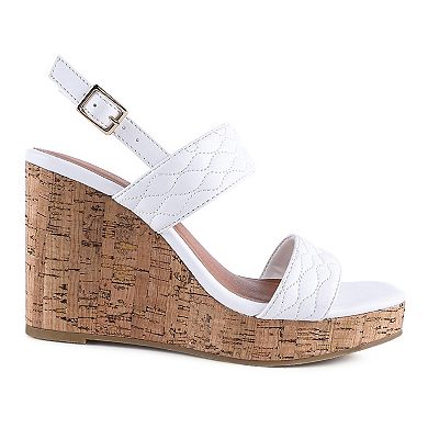 London Rag Mohana Women's Wedge Sandals