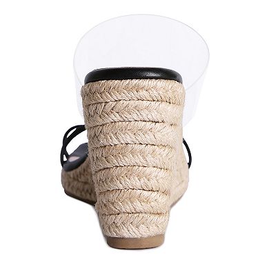 London Rag Clear Path Women's Wedge Sandals