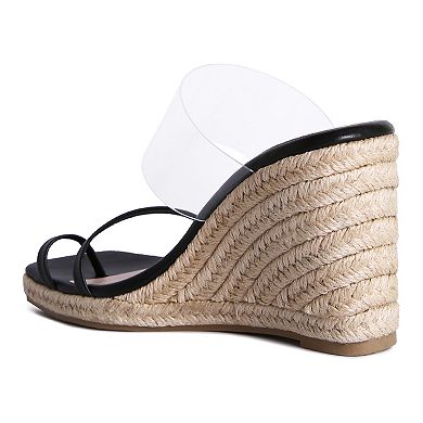London Rag Clear Path Women's Wedge Sandals