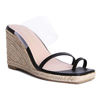 London Rag Clear Path Women's Wedge Sandals