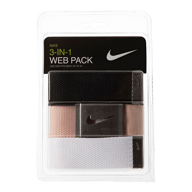 Men's Nike 3 Pack Web Belt