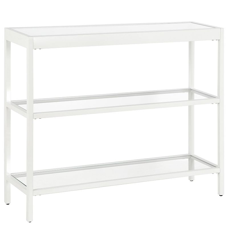 Finley & Sloane Alexis 3-Tier Console Table, White