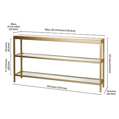 Finley & Sloane Alexis 3-Tier Console Table