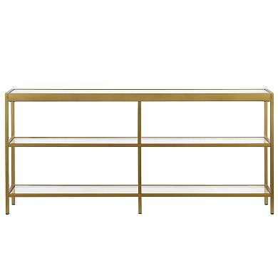 Finley & Sloane Alexis Metal 3-Tier Console Table