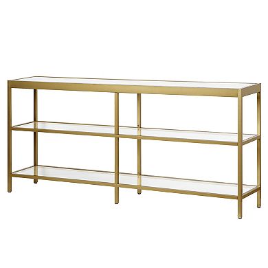 Finley & Sloane Alexis Metal 3-Tier Console Table