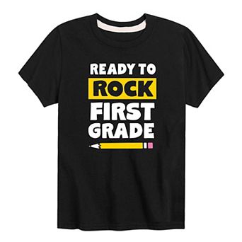 Boys 8-20 Ready To Rock First Grade Graphic Tee