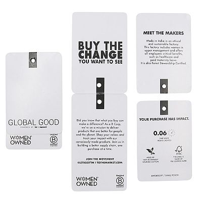 Global Good by To The Market Wine Tote