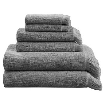 INK+IVY Atlas Dobby 6 pc Bath Towel Set