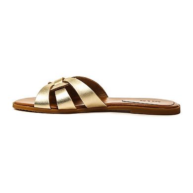 Rag & Co Aris Women's Strappy Slip-On Sandals