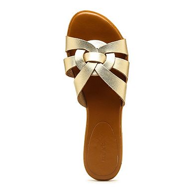 Rag & Co Aris Women's Strappy Slip-On Sandals