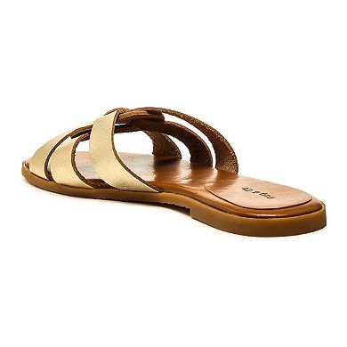 Rag & Co Aris Women's Strappy Slip-On Sandals