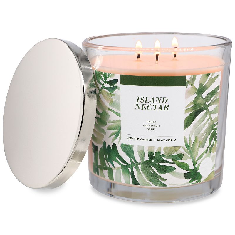 Sonoma Goods For Life Island Nectar 14-oz. Candle Jar, Orange