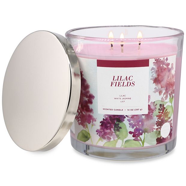 Sonoma Goods For Life Lilac Fields 14 oz. Candle Jar