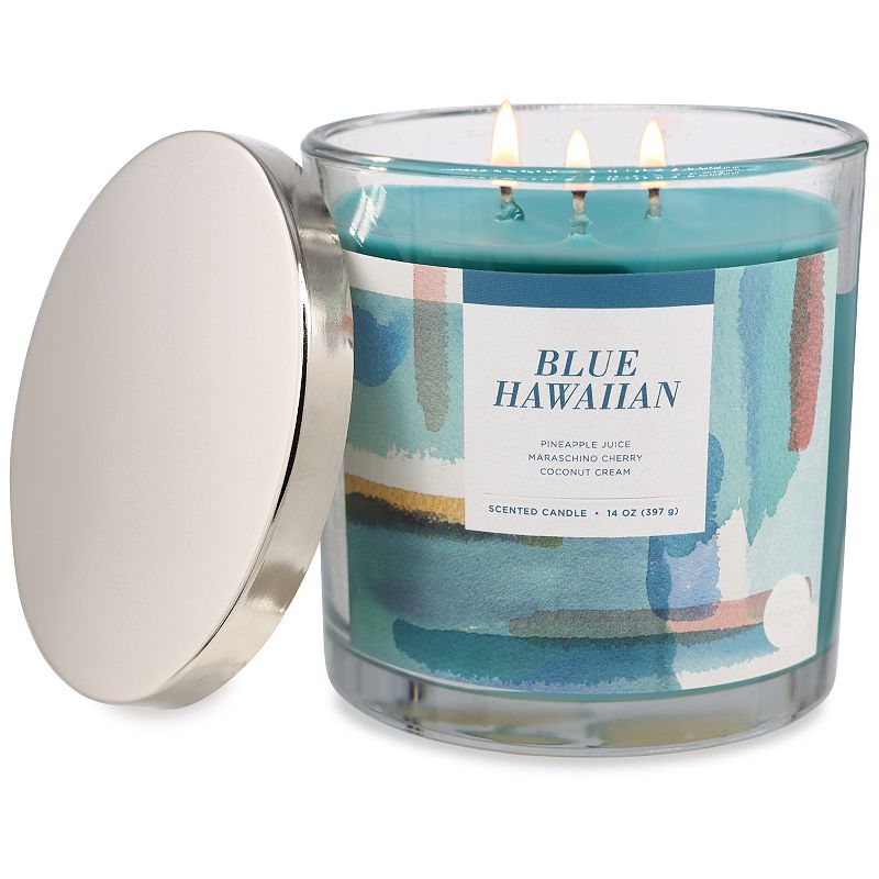 Sonoma Goods For Life Blue Hawaiian 14-oz. Candle Jar