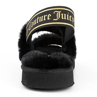 Juicy Couture Greer Women's Faux Fur Slippers