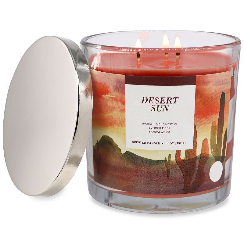 Sonoma Goods For Life Desert Sun 14-oz. Candle Jar, Brown
