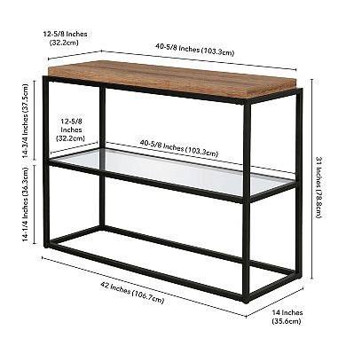 Finley & Sloane Hector 3-Tier Console Table