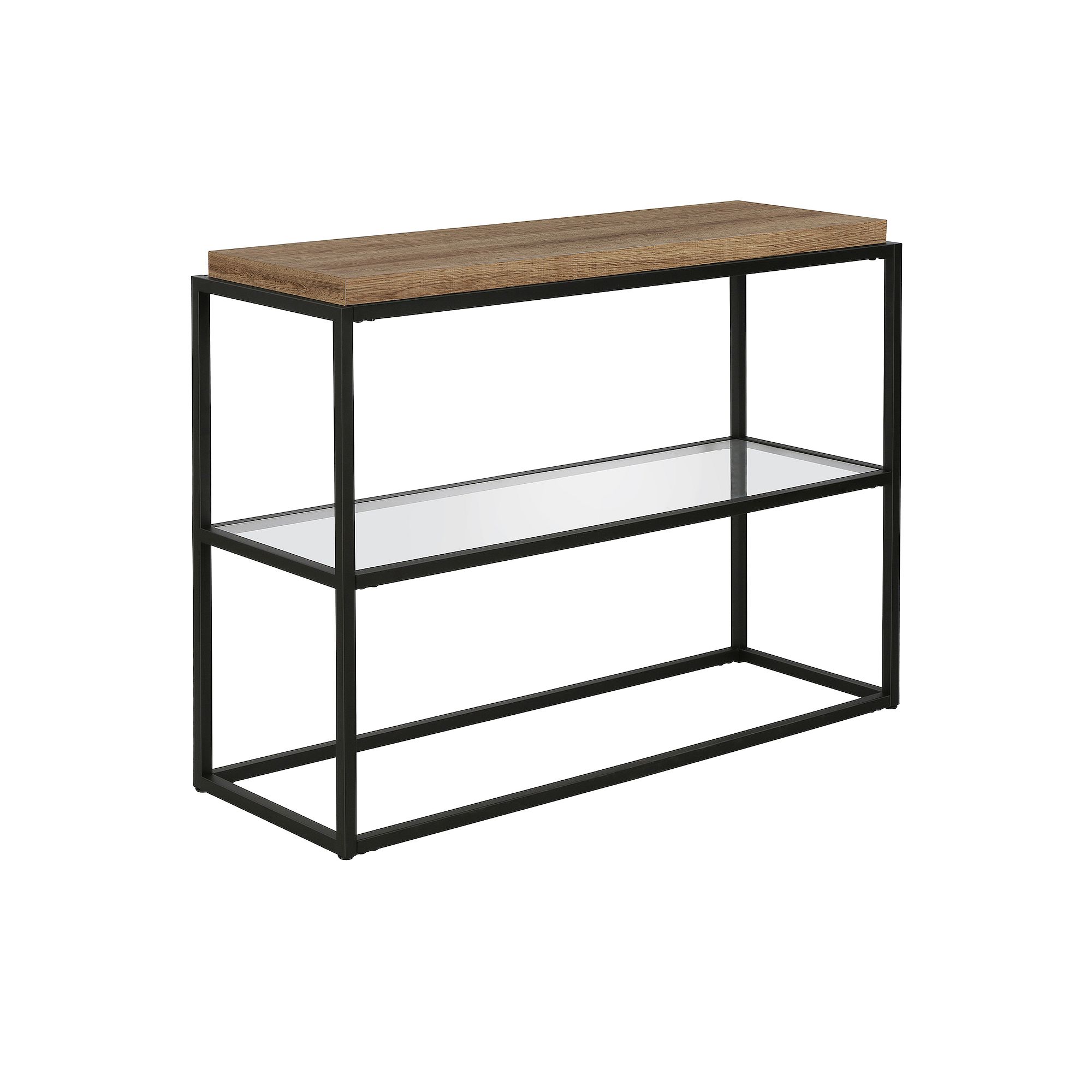 Finley & Sloane Hector 3-Tier Console Table, Rustic