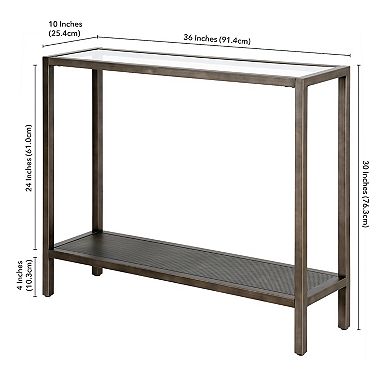 Finley & Sloane Rigan 2-Tier Console Table