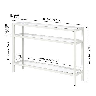 Finley & Sloane Sivil 3-Tier Console Table