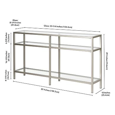 Finley & Sloane Sivil 3-Tier Console Table