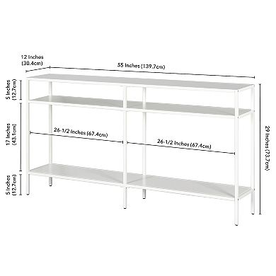 Finley & Sloane Sivil 3-Tier Console Table