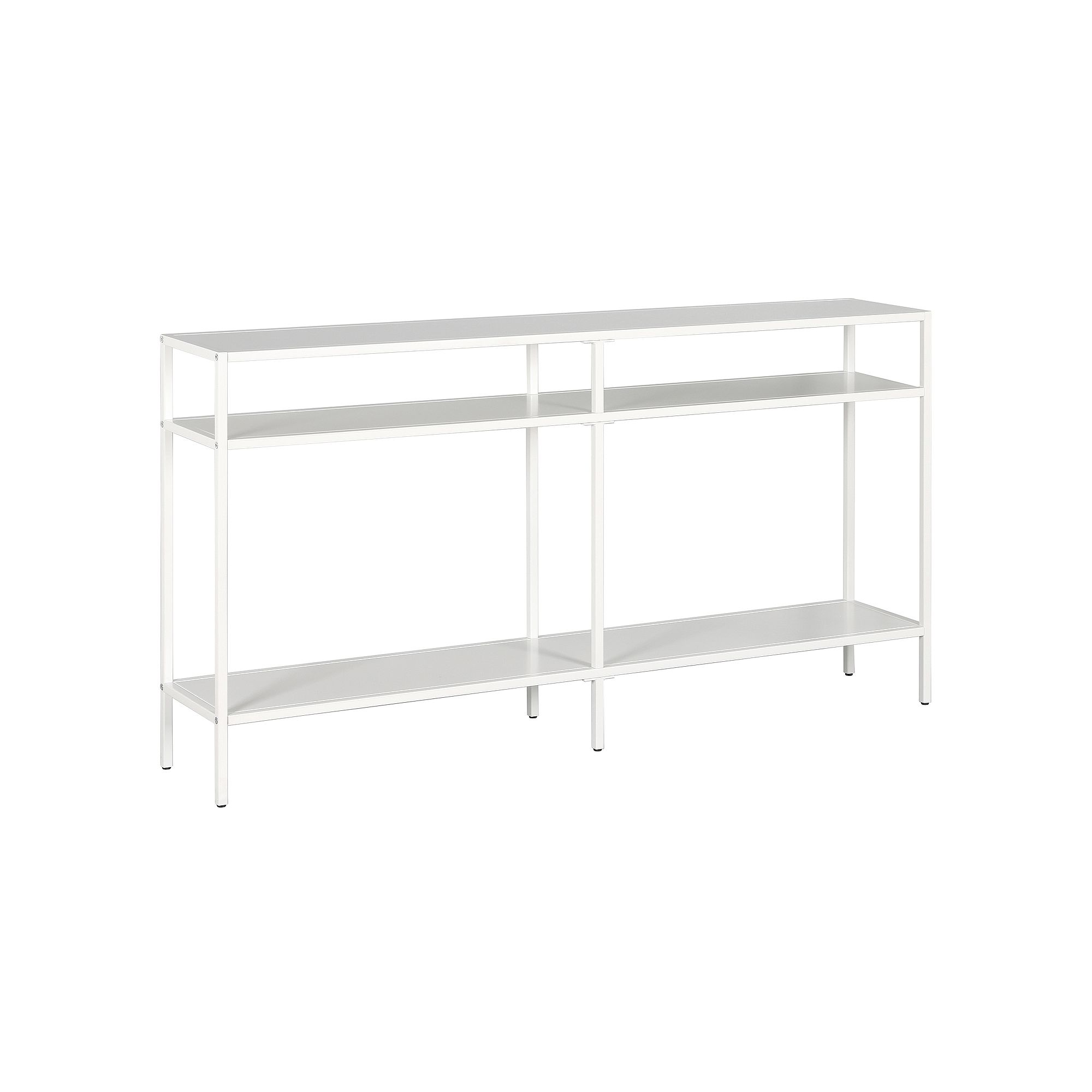 Finley & Sloane 55-in. Sivil 3-Tier Console Table, Matte White