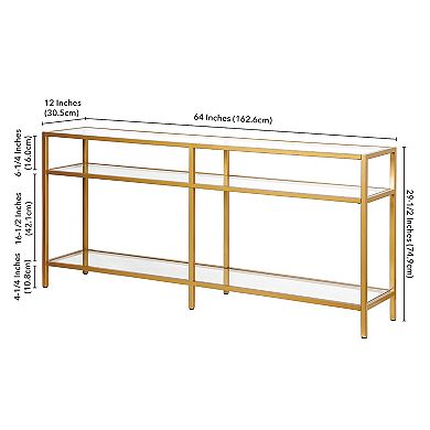 Finley & Sloane Sivil 3-Tier Console Table