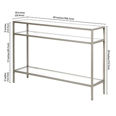 Finley & Sloane Siviline 3-Tier Console Table