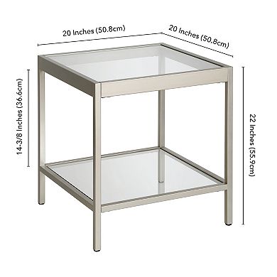 Finley & Sloane Alexis Square Side Table