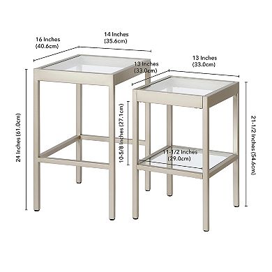 Finley & Sloane Alexis Square Side Table