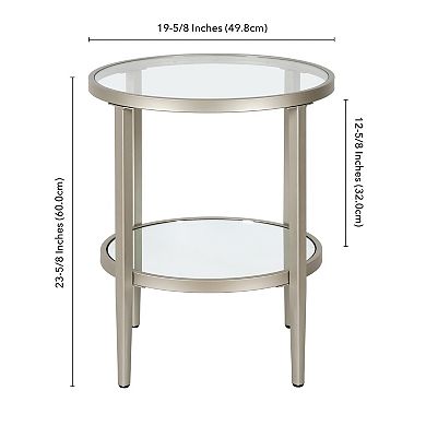 Finley & Sloane Hera 2-Tier Round Side Table