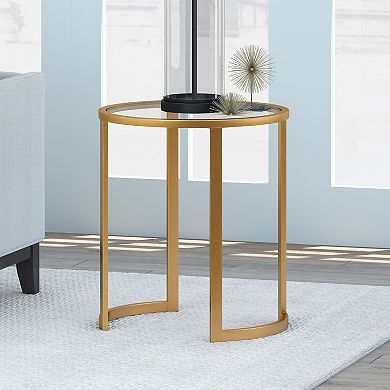 Finley & Sloane Mitera Round Side Table