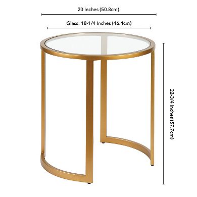 Finley & Sloane Mitera Round Side Table