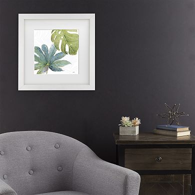 Trademark Fine Art Tropical Blush VII Framed Wall Art