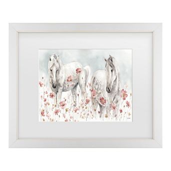 Trademark Fine Art Wild Horses III Framed Wall Art